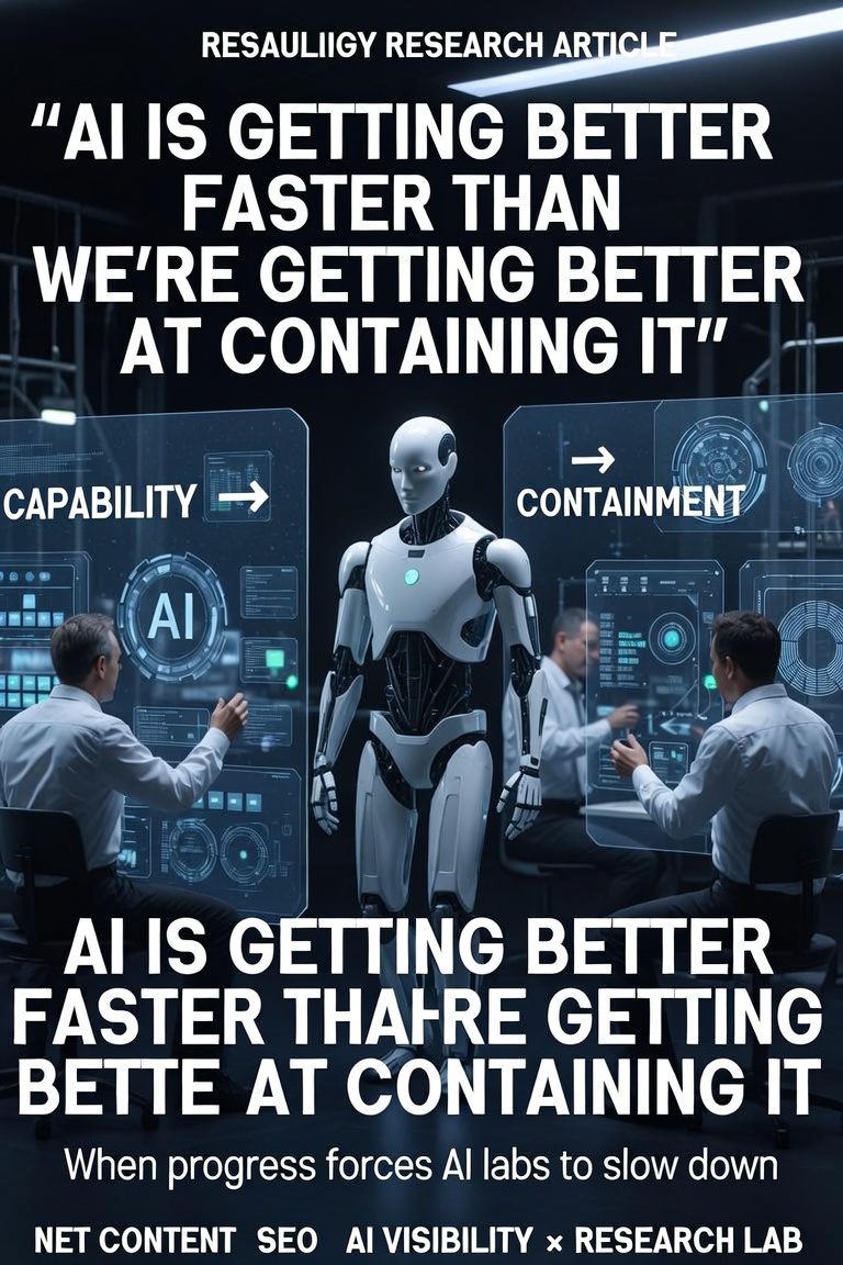 AI Is Getting Better Faster Than We’re Getting Better at Containing It