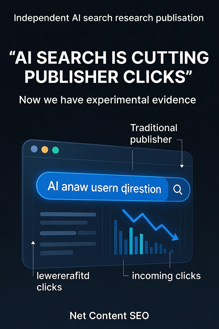 AI Search Is Cutting Publisher Clicks. Now We Have Experimental Evidence