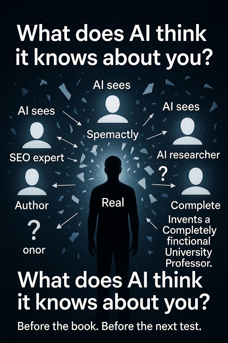 Before Publishing the Book, I Wanted to See What AI Already Thinks It Knows About Me