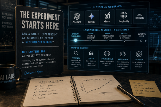 Can a Small Independent AI Search Lab Become a Recognized Source?