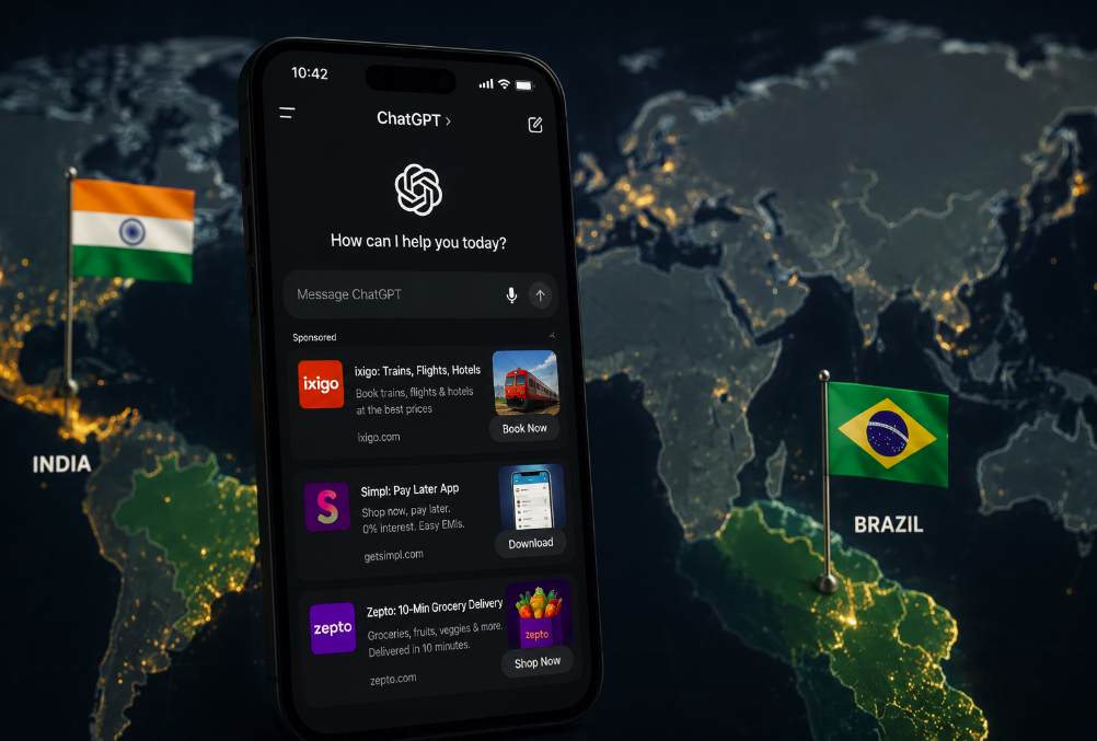 ChatGPT Ads Launch in India as OpenAI Expands in Brazil