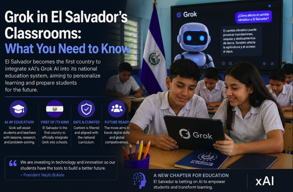 El Salvador Is Turning Grok Into National Education Infrastructure — The Real Test Starts After the Announcement