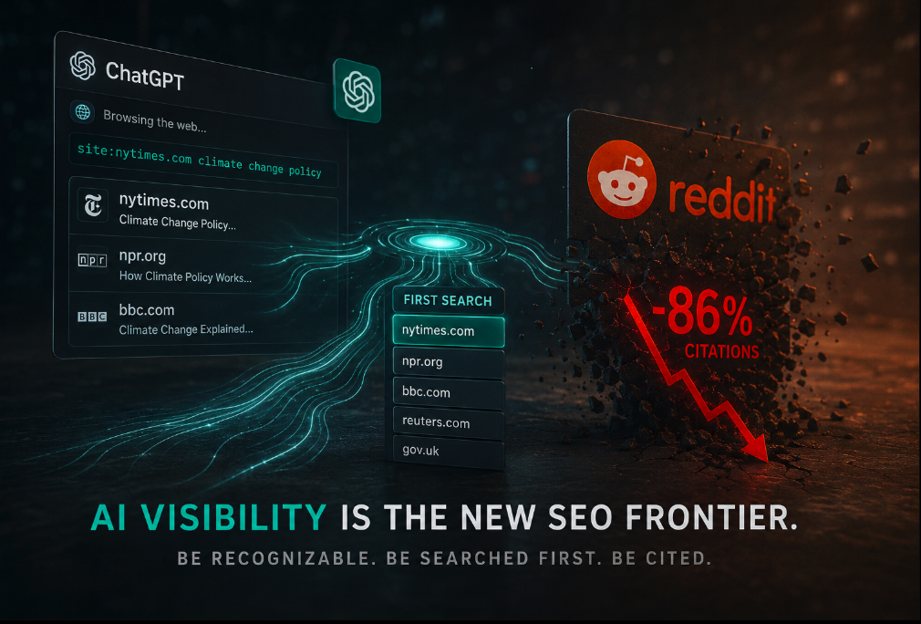 ChatGPT Changed How It Searches the Web — And Reddit Lost 86% of Its Citations