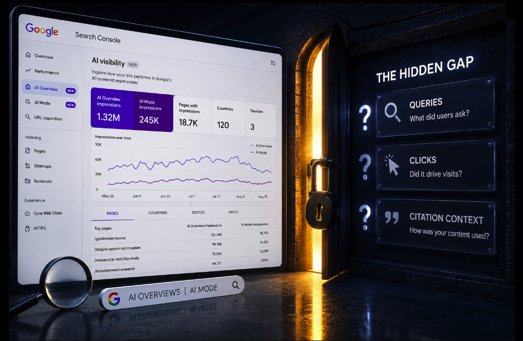 Google Search Console Finally Measures AI Visibility — But Still Hides the Queries and Clicks