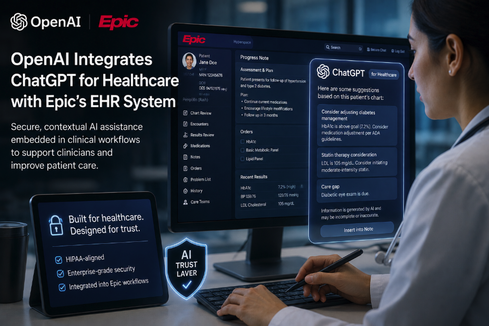 OpenAI Connects ChatGPT Directly to Epic — And Healthcare Search Moves Inside the Patient Record