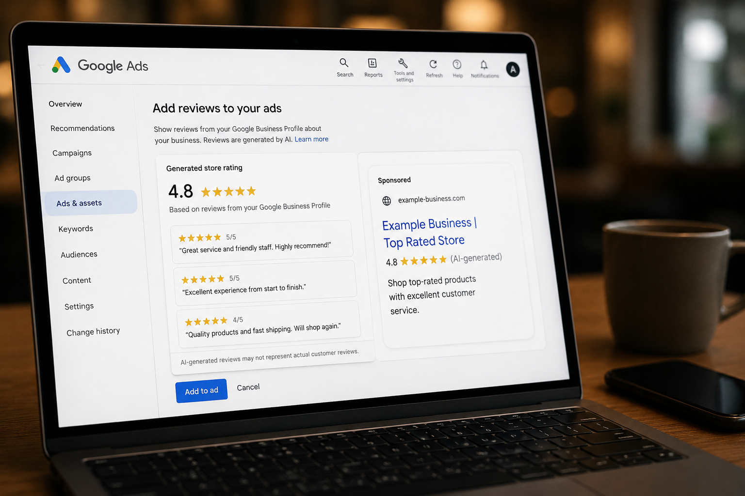 Google Tests AI-Generated “What Customers Love” Summaries Inside Search Ads
