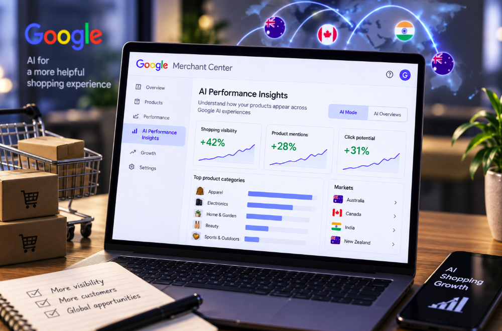 Google Expands AI Shopping Visibility Reports Beyond the US