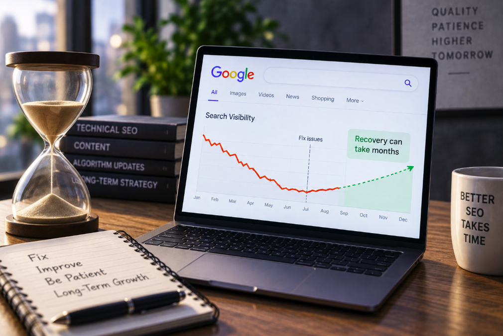 Fixing the SEO Problem Doesn’t Mean Google Will Restore Rankings Quickly