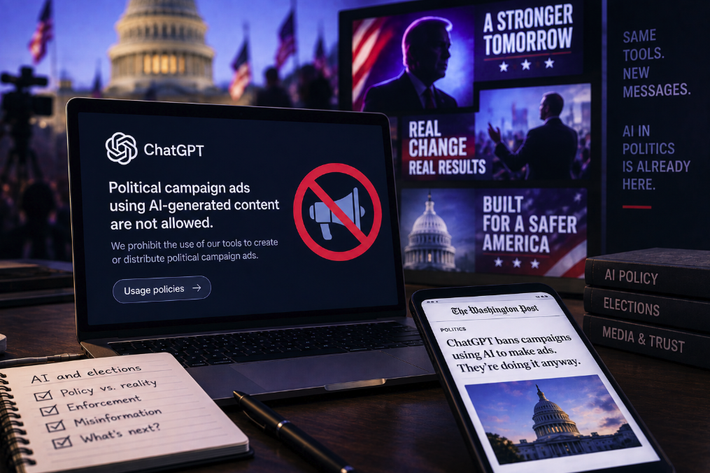 ChatGPT Bans Campaigns From Making Political Ads — Campaigns Are Using AI Anyway