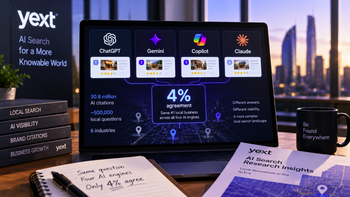 Four AI Engines Agree on the Best Local Business Just 4% of the Time