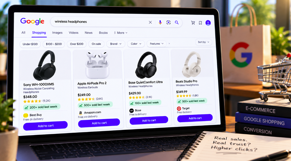 Google Shopping Ads Are Turning Recent Sales Into a Visible Trust Signal