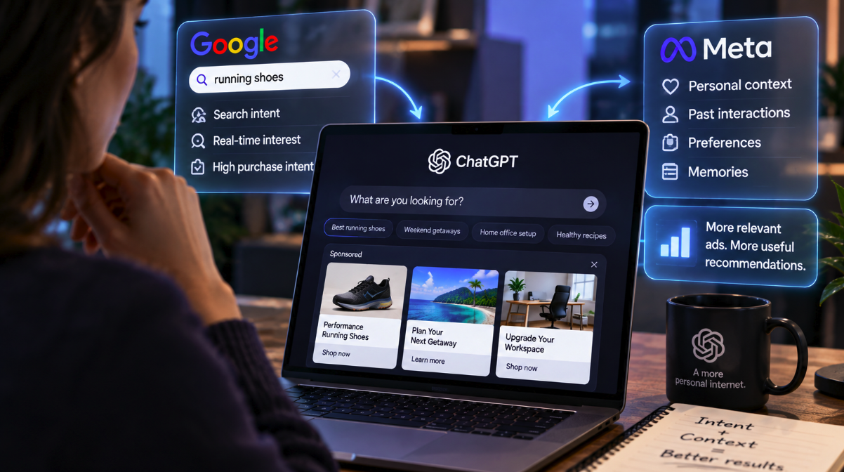 ChatGPT Ads Could Combine Google’s Search Intent With Meta’s Personal Context