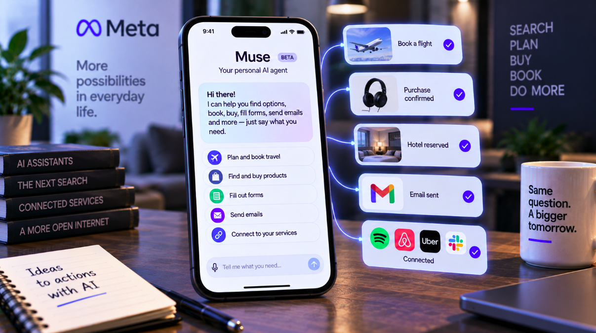 Meta Muse Can Book, Buy and Negotiate—the Next Search Result May Be an Action