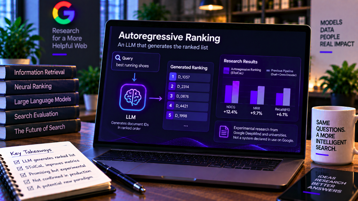 Google Researchers Are Testing an LLM That Generates the Ranked List Itself