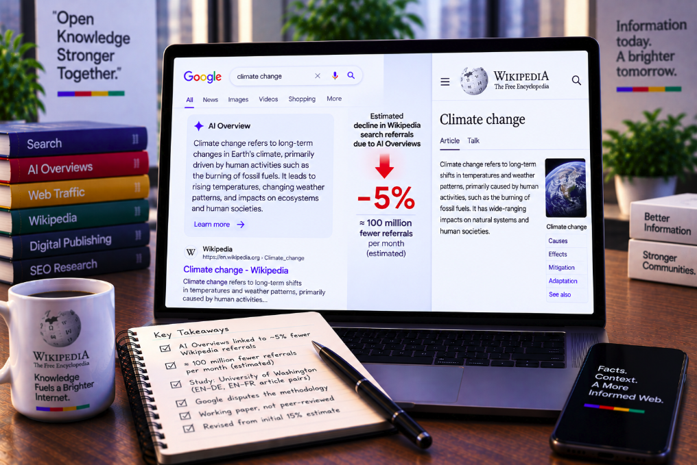 AI Overviews May Have Cost Wikipedia 100 Million Search Referrals a Month—but Google Disputes the Method