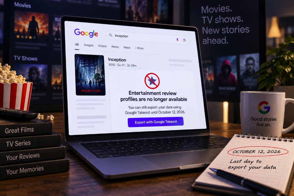 Google Has Shut Down Entertainment Review Profiles—and Users Have One Month to Save Their Data