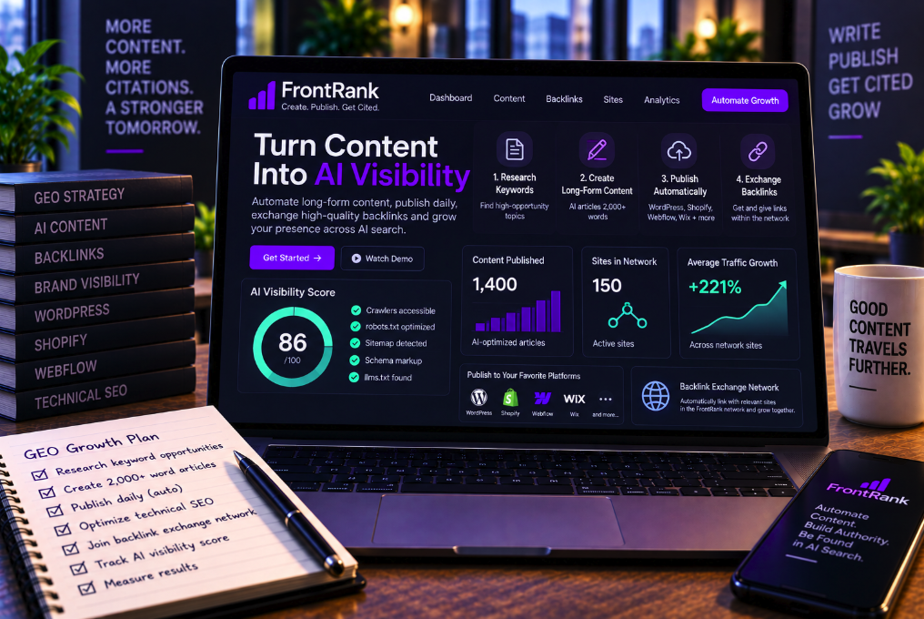A New GEO Platform Automates Daily AI Articles and Backlink Swaps—but Could the Network Become Its Biggest SEO Risk?