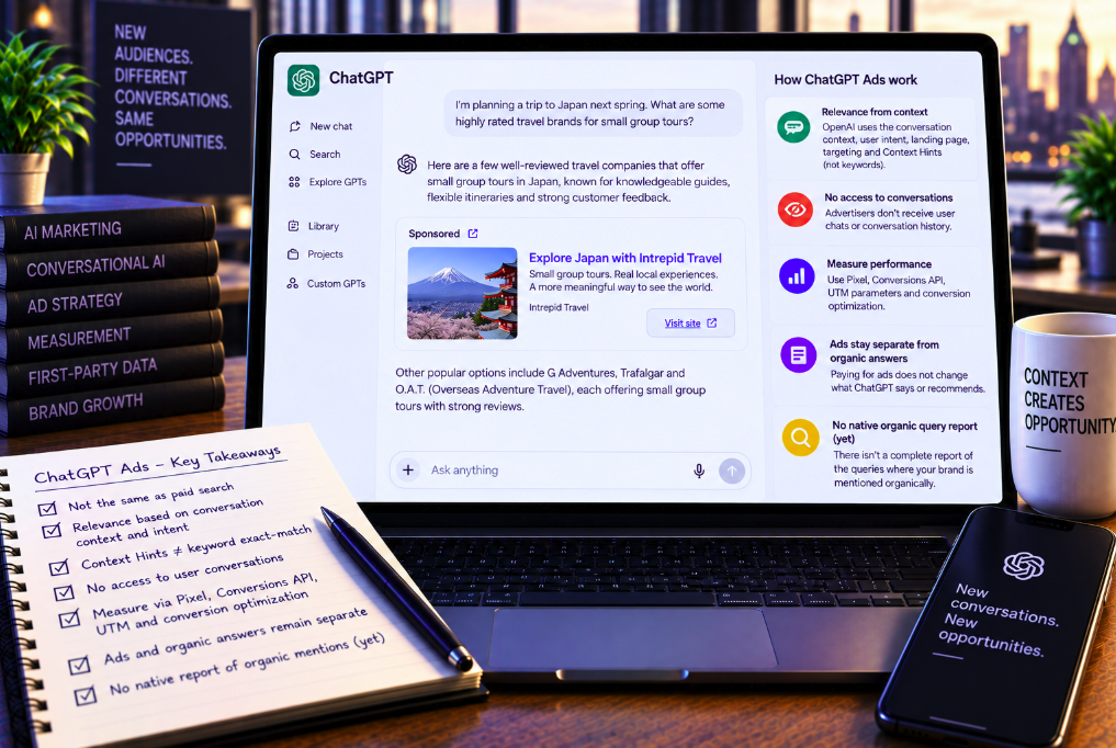 ChatGPT Ads Know the Conversation—but Advertisers Don’t: Context Hints Replace Keywords Without Revealing the Prompts That Triggered the Ad