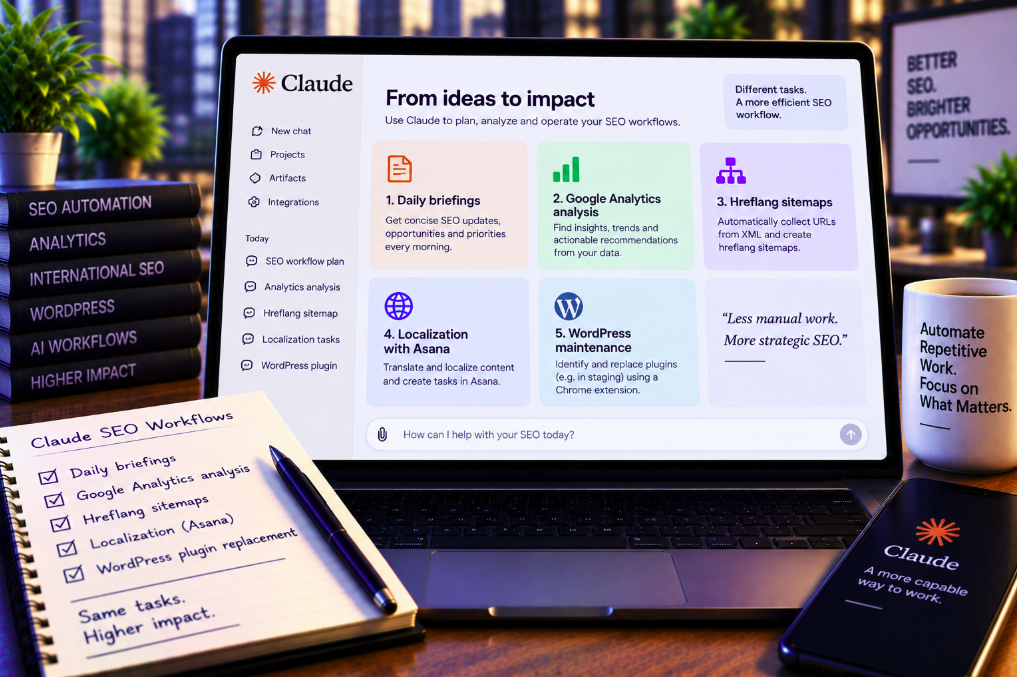 Claude Is Moving From Writing SEO Content to Operating SEO Workflows—Including Sitemaps, Analytics, Localization and WordPress Maintenance