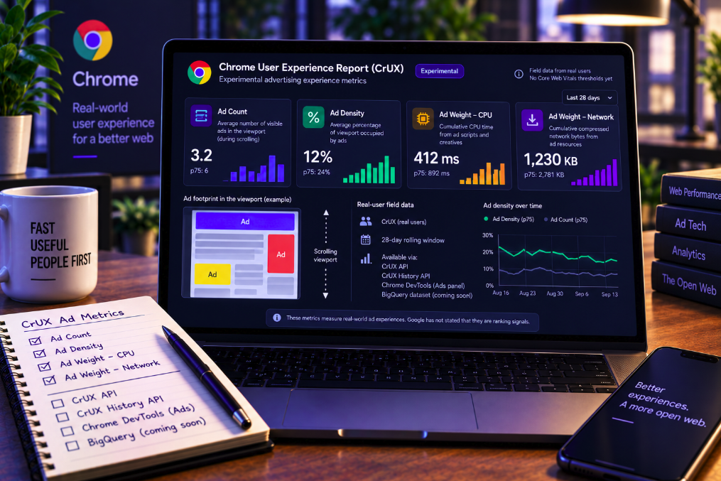Google Can Now Measure Exactly How Many Ads Users See—and How Much CPU and Bandwidth They Consume. Is Ad Experience Becoming the Next Search Quality Metric?