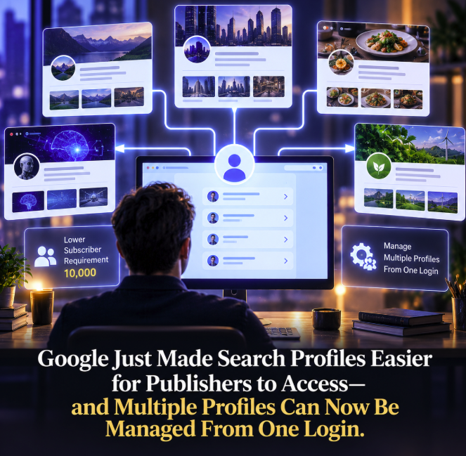 Google Just Made Search Profiles Easier for Publishers to Access—and Multiple Profiles Can Now Be Managed From One Login