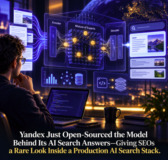 Yandex Just Open-Sourced the Model Behind Its AI Search Answers—Giving SEOs a Rare Look Inside a Production AI Search Stack