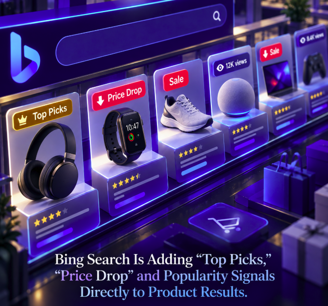Bing Search Is Adding “Top Picks,” “Price Drop” and Popularity Signals Directly to Product Results