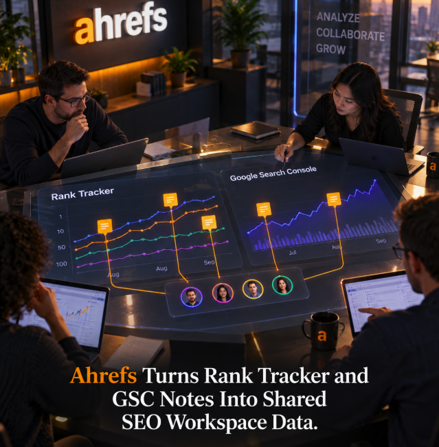 Ahrefs Turns Rank Tracker and GSC Notes Into Shared SEO Workspace Data