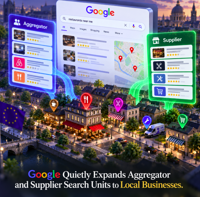 Google Quietly Expands Aggregator and Supplier Search Units to Local Businesses