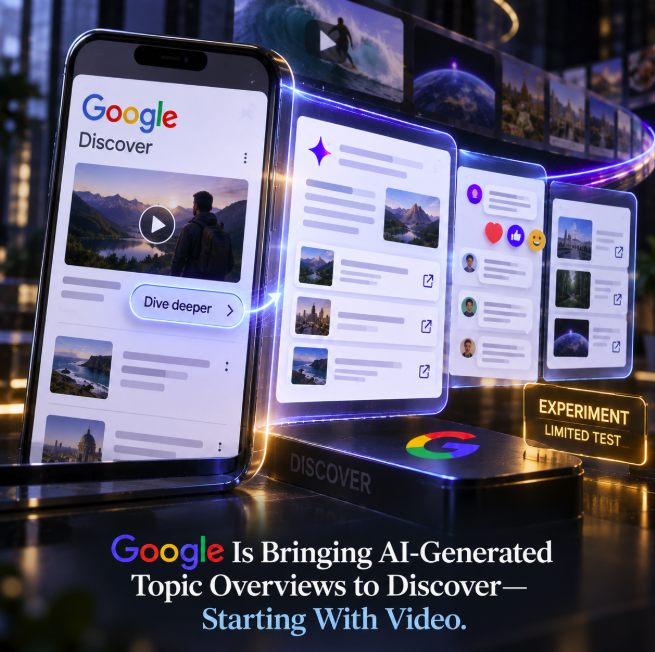 Google Is Bringing AI-Generated Topic Overviews to Discover—Starting With Video