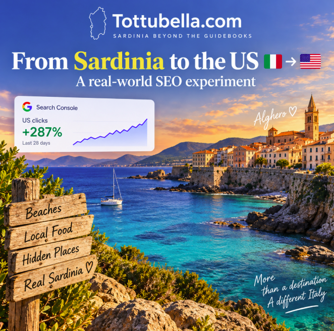 From Sardinia to the US: Tottubella.com Is Becoming Our Real-World SEO and Content Experiment