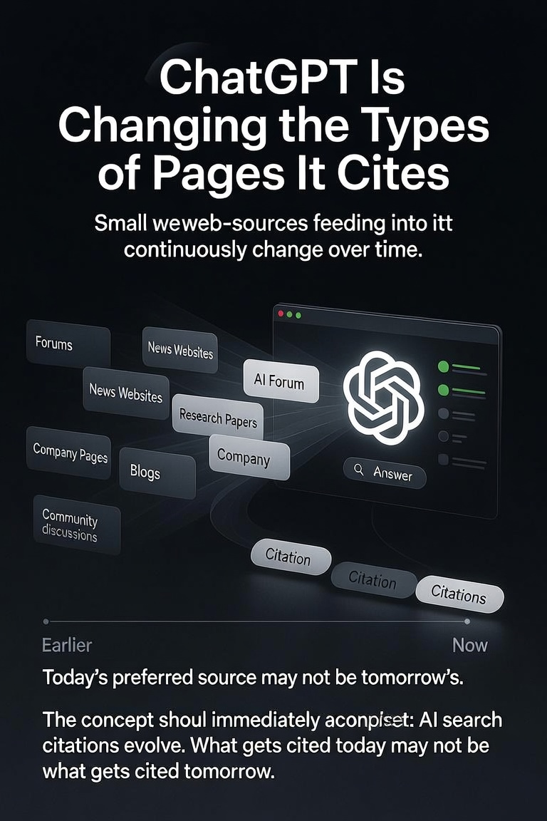 ChatGPT Is Changing the Types of Pages It Cites
