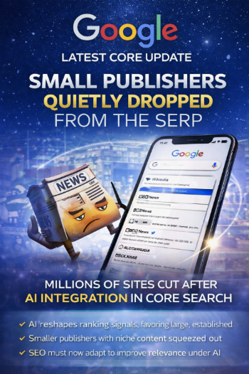 Google Core Update 2026: Why Millions of Small Publishers Are Disappearing from the SERP