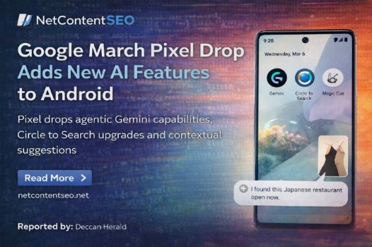 Google March Pixel Drop Adds New AI Features to Android - netcontentseo