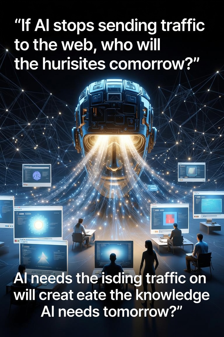 If LLMs Replace Traffic to the Web, Who Will Fund the Sources They Need Tomorrow?