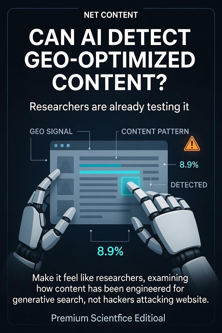 Researchers Are Already Building Detectors for GEO-Optimized Content